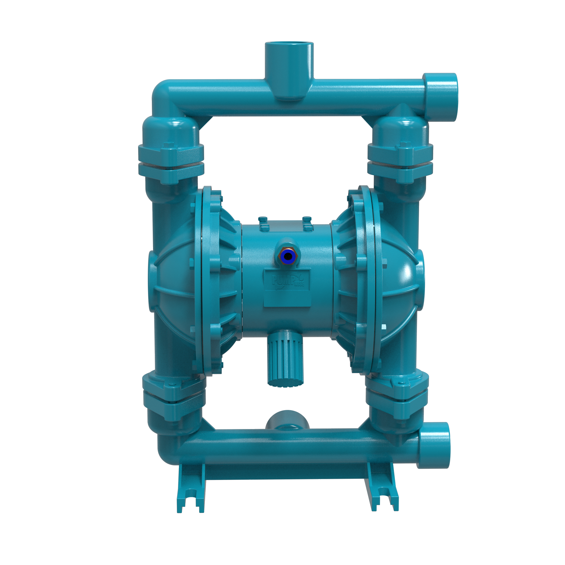 DN15-DN80 Cast Iron Pneumatic Diaphragm Pump QBK